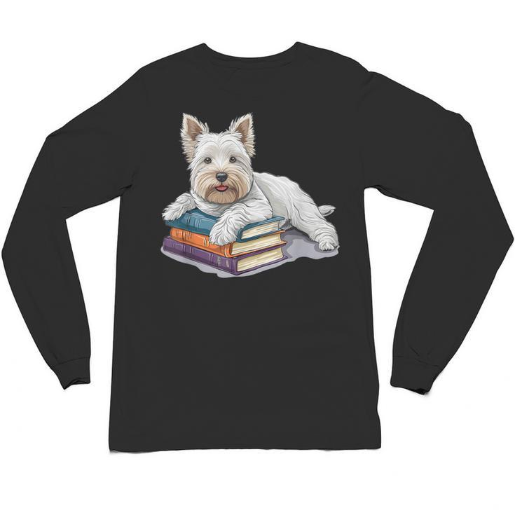 West Highland Terrier Books Dog Breed Westie Unisex Long Sleeve T-Shirt