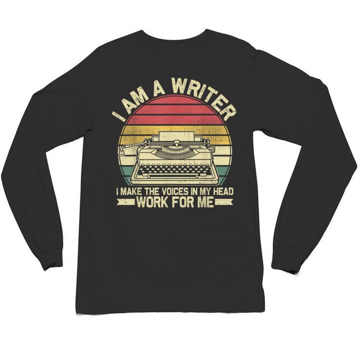 Writer Shirt Men Women Author Book Novelist Poet Unisex Long Sleeve T-Shirt