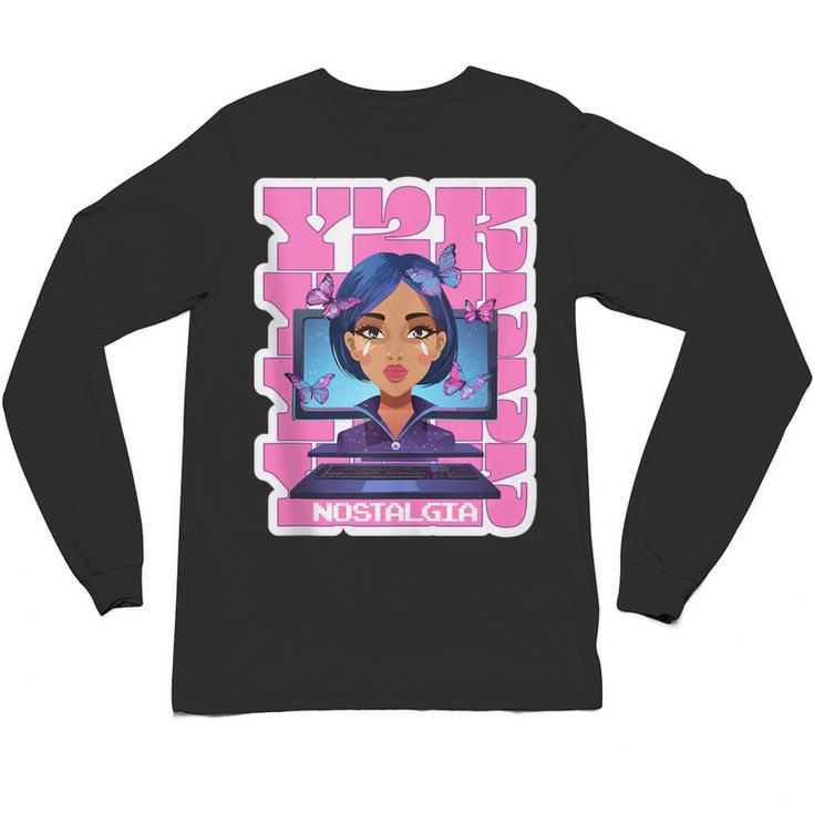 Y2K Nostalgia Retro Aesthetic Trendy Vintage Unisex Long Sleeve T-Shirt