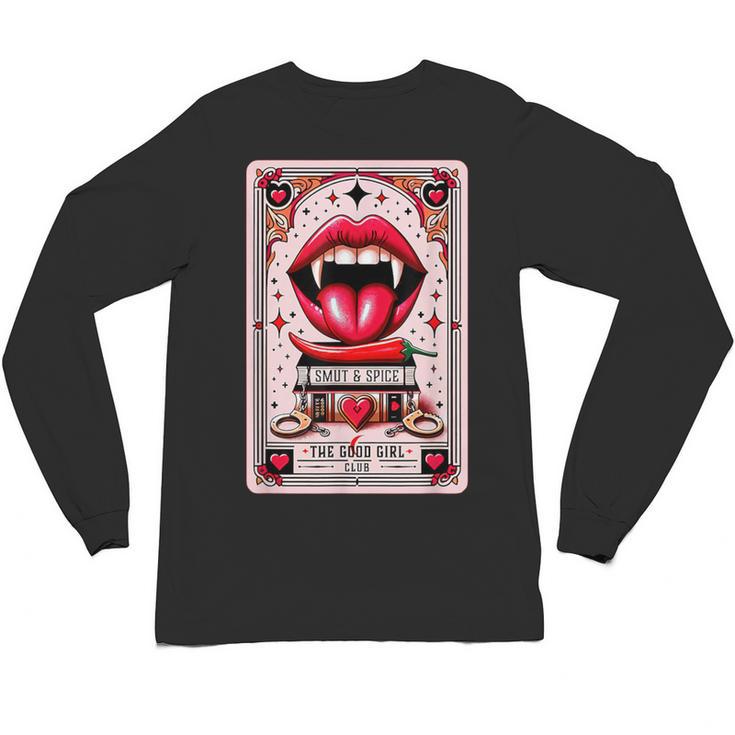 Yes Sir The Good-Girl The Good-Girl Tarot Card Smut Book Unisex Long Sleeve T-Shirt