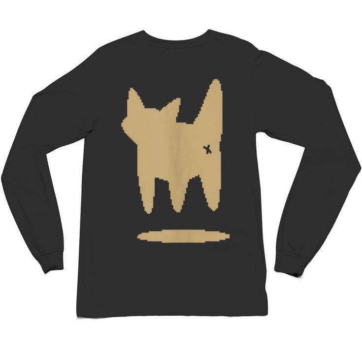Yk2 Cat With Tomboy Tail 90s Nostalgia Downtown Indie Unisex Long Sleeve T-Shirt