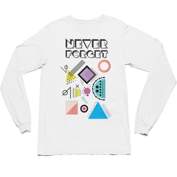 80s Nostalgia Never Forget Unisex Long Sleeve T-Shirt
