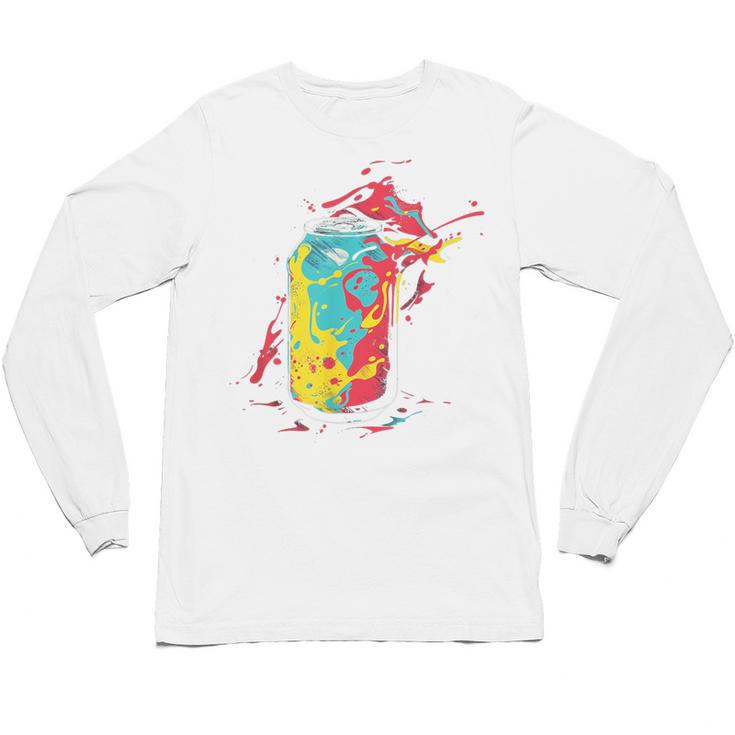 80s Nostalgia Soda Can Unisex Long Sleeve T-Shirt