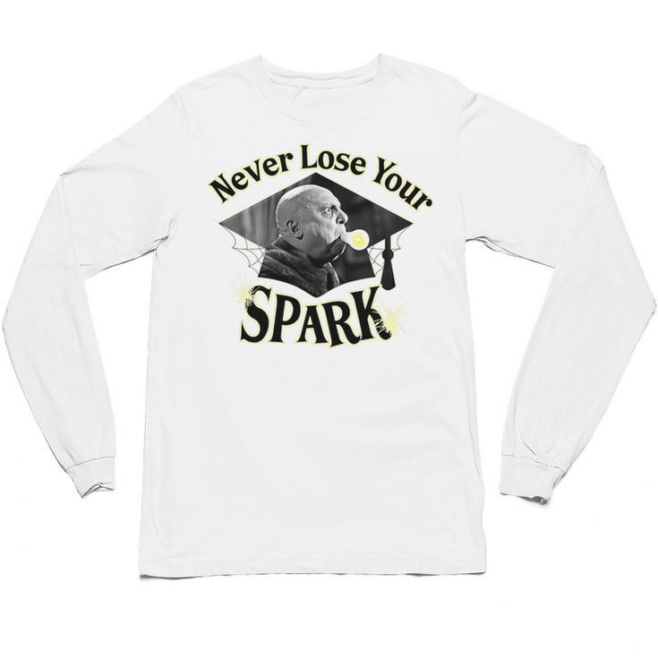 The Addams Family TV Series – Uncle Fester Graduation Spark Premium Unisex Long Sleeve T-Shirt