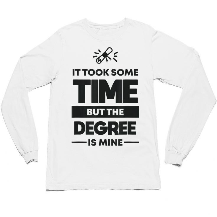 Adult College Graduation Unisex Long Sleeve T-Shirt