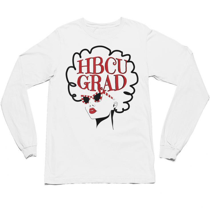 African American HBCU Grad College Graduation Unisex Long Sleeve T-Shirt
