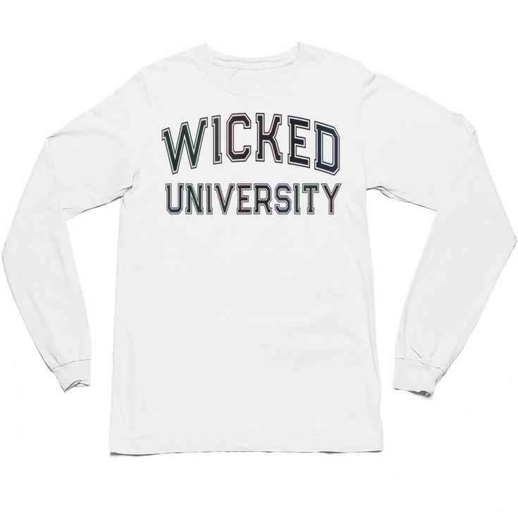 Antisocial WICKED UNIVERSITY Introvert Don't Call Me U Unisex Long Sleeve T-Shirt