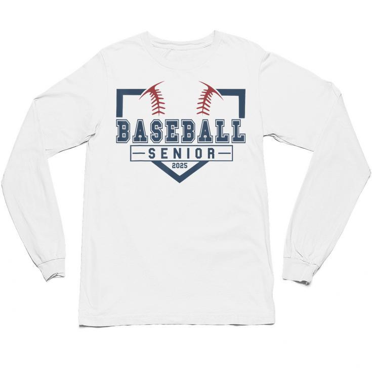 Baseball Senior Night Baseball Senior 2025 Graduation 50 Unisex Long Sleeve T-Shirt