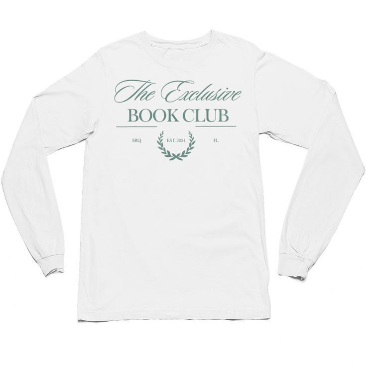 Graphic Book Club Sweatshirt Unisex Long Sleeve T-Shirt