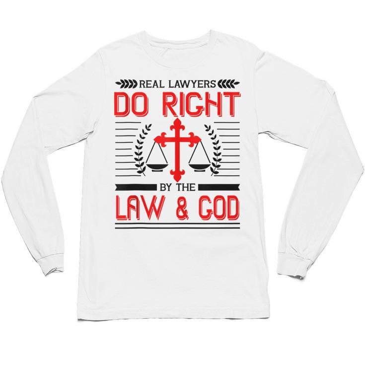 Christian Lawyer Attorney Law Student Graduation Exam Unisex Long Sleeve T-Shirt
