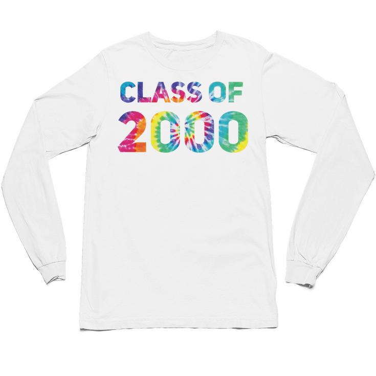 Class Of 2000 School Reunion College Highschool Graduation Premium Tri-Blend Unisex Long Sleeve T-Shirt