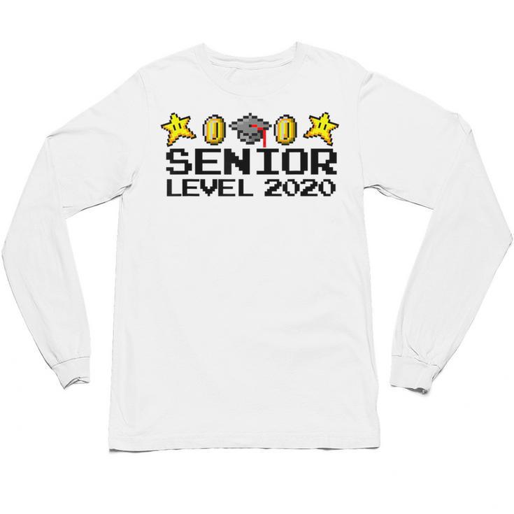 Class Of 2020 Senior Retro Video Game Graduation Gamer Unisex Long Sleeve T-Shirt
