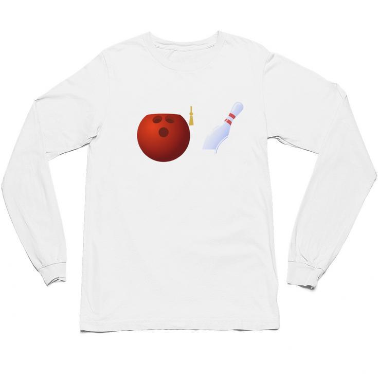 Class Of 2022 Graduation For Him Her Bowling Sports Unisex Long Sleeve T-Shirt