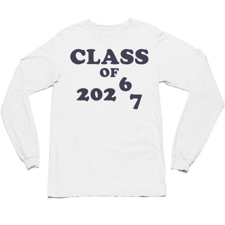 Class Of 2026 Graduation So Done Grade Middle High School Unisex Long Sleeve T-Shirt
