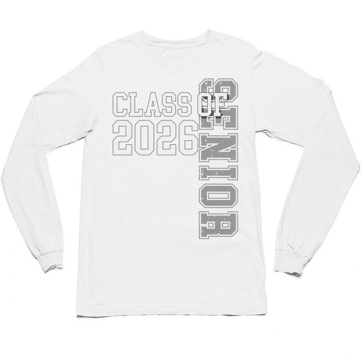 Class Of 2026 Senior 2026 Graduation 2026 Student Kids Unisex Long Sleeve T-Shirt