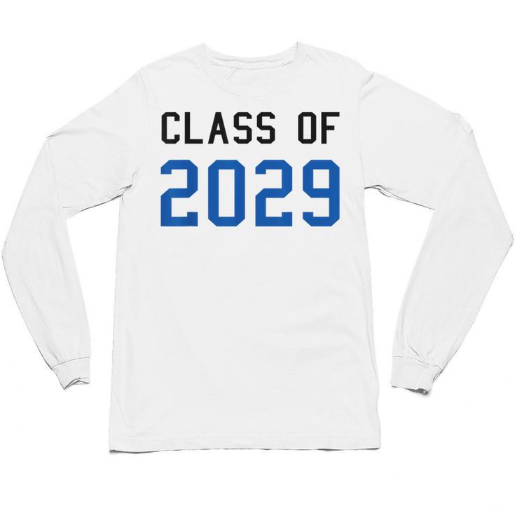 Class Of 2029 Graduation T-Shirts Unisex Long Sleeve T-Shirt