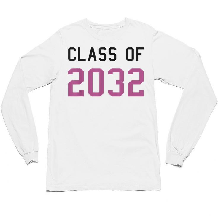 Class Of 2032 Graduation T-Shirts Unisex Long Sleeve T-Shirt