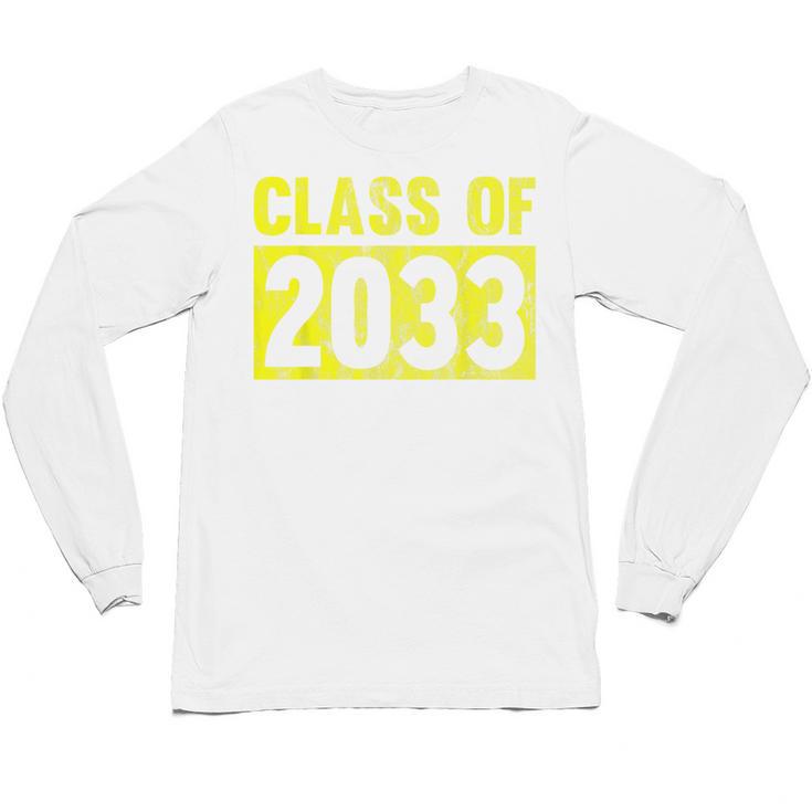 Class Of 2033 Future Graduation Tee T-Shirt Unisex Long Sleeve T-Shirt