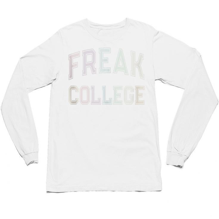 Crazy Antisocial FREAK COLLEGE Introvert Don't Call Me Unisex Long Sleeve T-Shirt