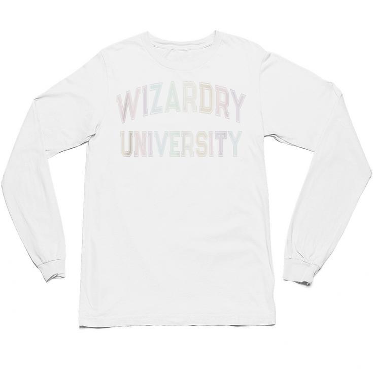 Crazy Antisocial WIZARDRY UNIVERSITY Introvert Don't Call Me Unisex Long Sleeve T-Shirt