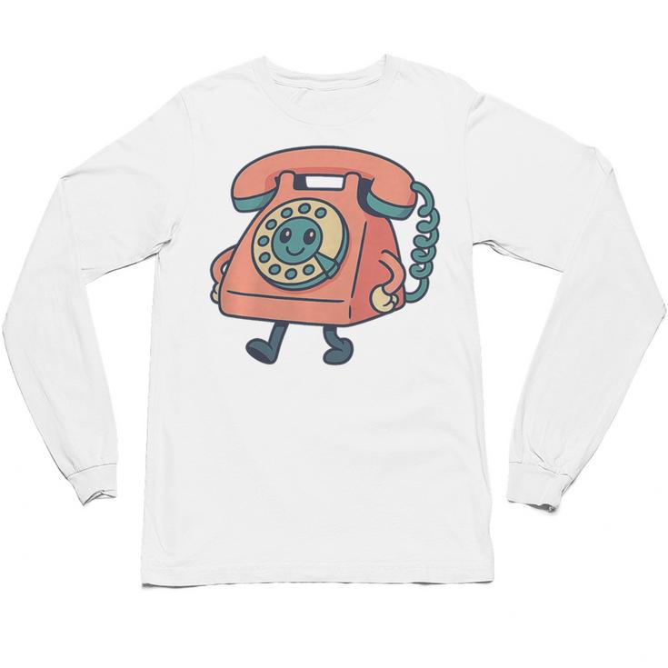 Dial It Back Retro Tech Nostalgia Vintage Premium Tri-Blend Unisex Long Sleeve T-Shirt
