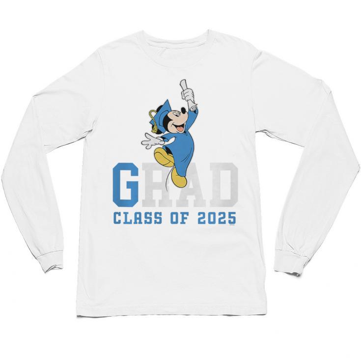 Disney Mickey Mouse 2025 Graduation Class Of '25 Rad Grad Premium Tri-Blend Unisex Long Sleeve T-Shirt