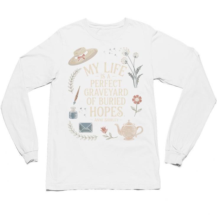 Dramatic Book Lover Quote Unisex Long Sleeve T-Shirt