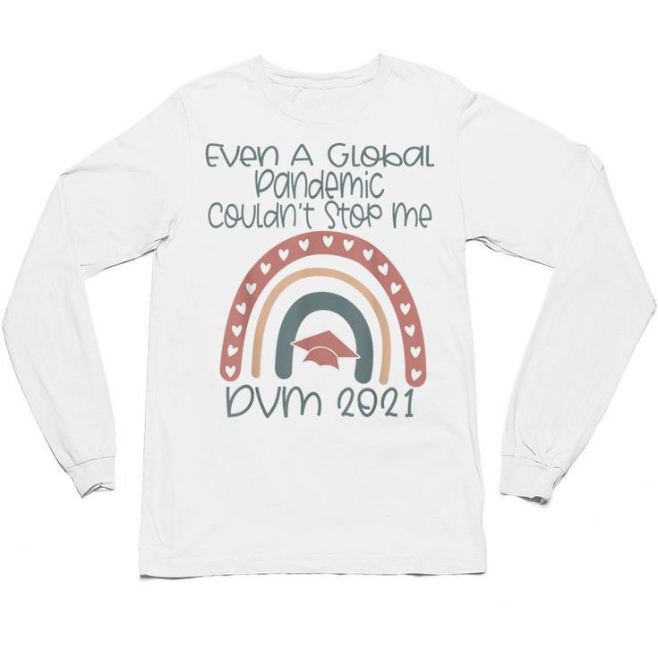 DVM Doctor Veterinary Medicine Veterinarian Graduation 2021 Unisex Long Sleeve T-Shirt