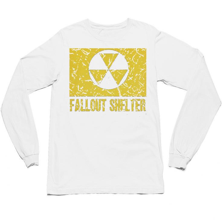 Fallout Shelter Nuclear War Radioactive Nostalgia  T-Shirt Unisex Long Sleeve T-Shirt