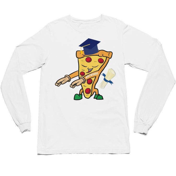 Flossing Pizza Dairy OIT For Dairy OIT Graduation Unisex Long Sleeve T-Shirt