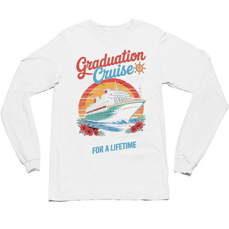 Graduation Cruise Trip Class Of 2026 Senior Summer Vacation Premium Unisex Long Sleeve T-Shirt