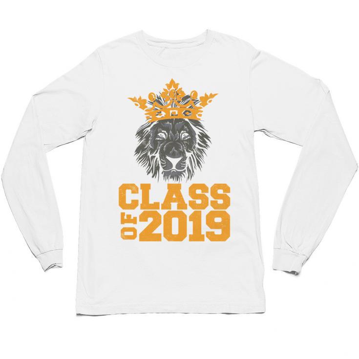 High School King Graduation Shirt Class Of 2019 Seniors Unisex Long Sleeve T-Shirt