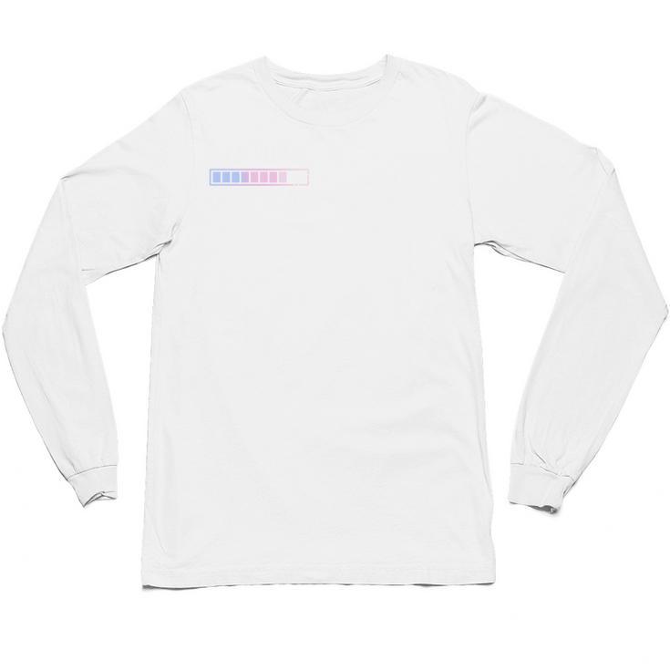 Hold On Let Me Overthink This Loading Anxiety Introvert Fun Unisex Long Sleeve T-Shirt