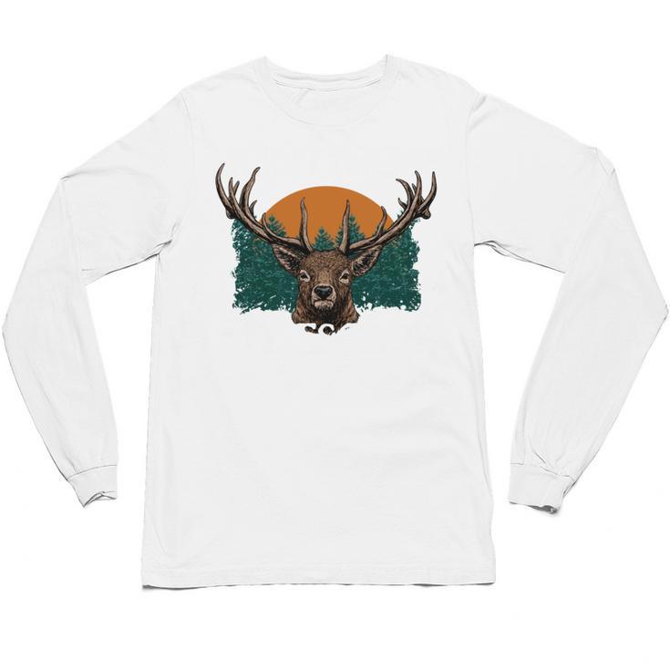 Hunting Is My Escape Introvert Hunter Antisocial Unisex Long Sleeve T-Shirt