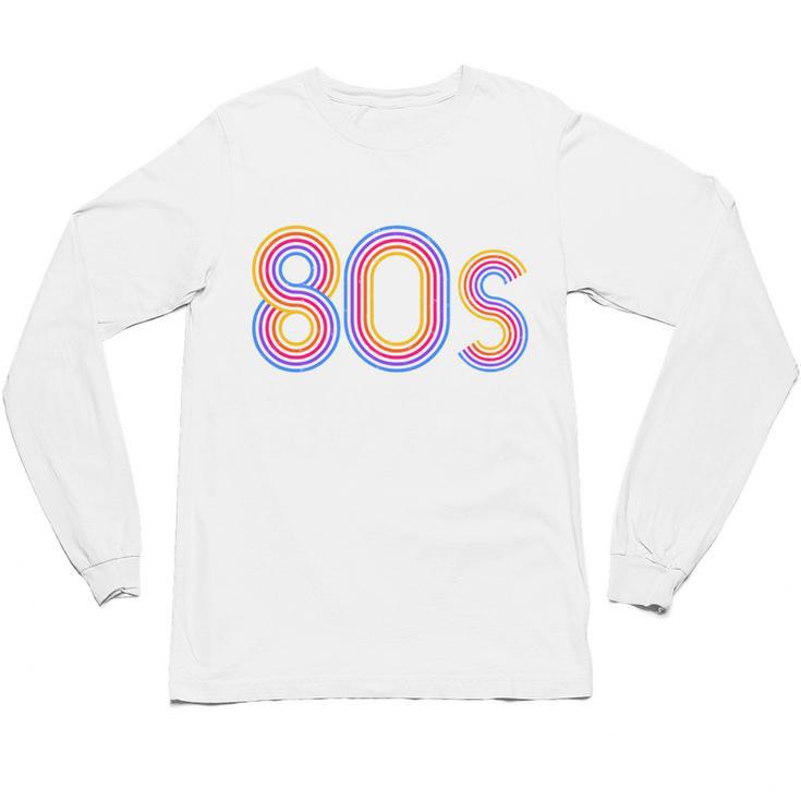I'd Rather Be In The 80s Iconic Music Nostalgia Vintage Unisex Long Sleeve T-Shirt