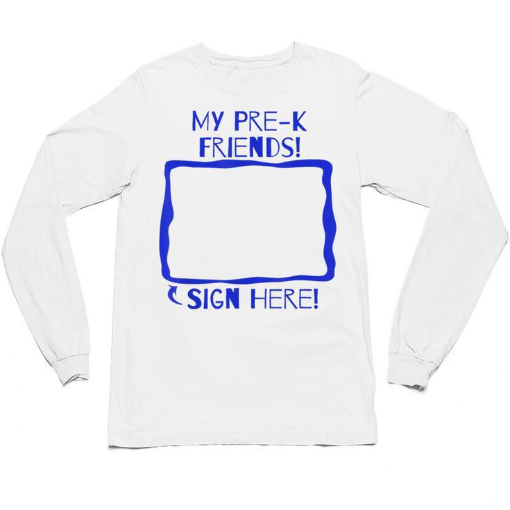 Interactive Preschool Graduation T Shirt Unisex Long Sleeve T-Shirt