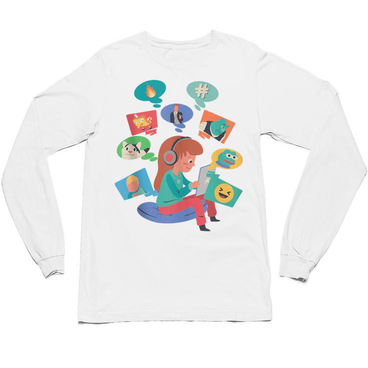 Introvert Meme Anti People Antisocial Meme Lovers Unisex Long Sleeve T-Shirt
