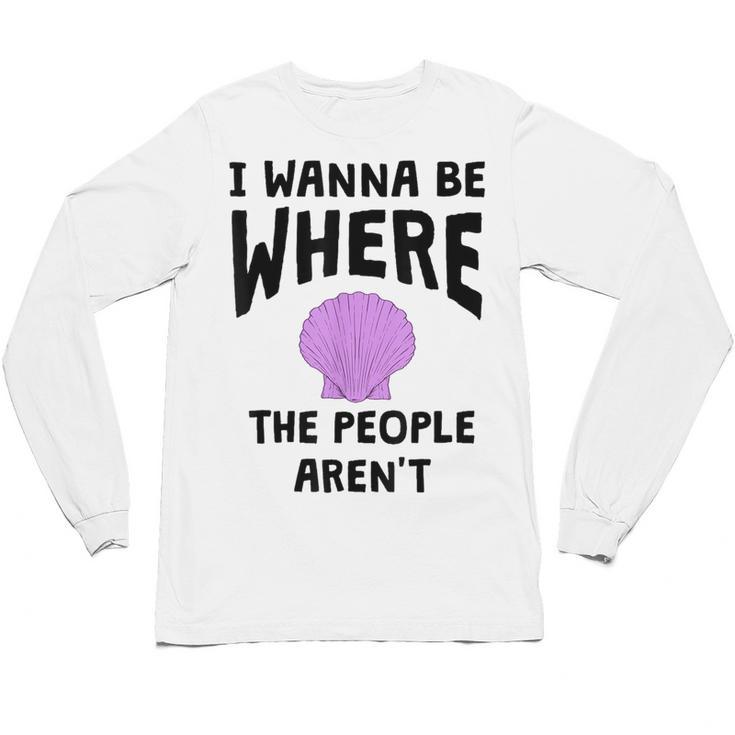Introverted Sarcastic Humor Antisocial Introvert Unisex Long Sleeve T-Shirt