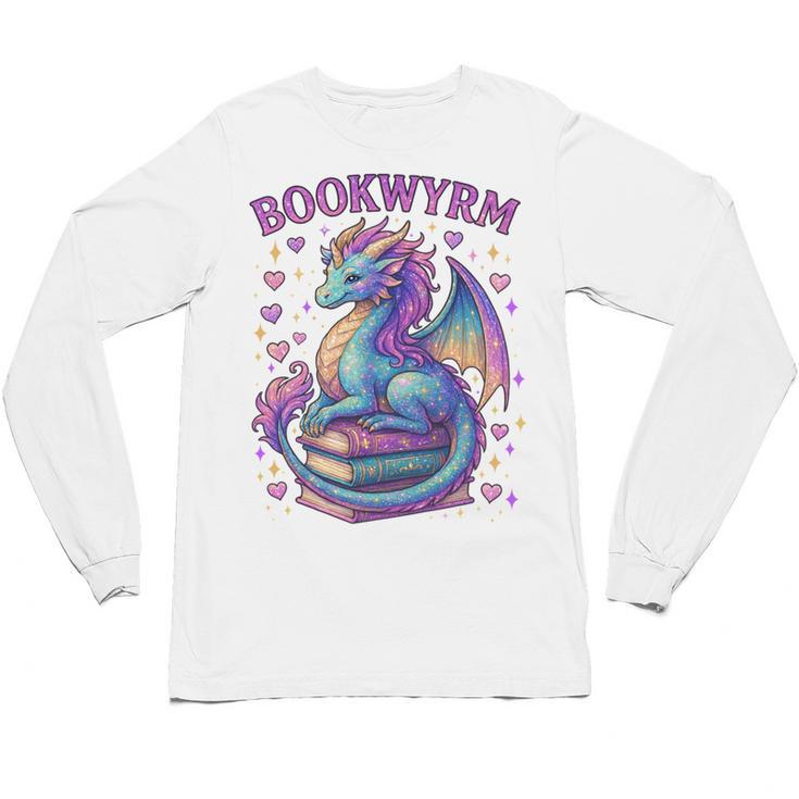 Just a Girl Who Loves Dragons And Books Unisex Long Sleeve T-Shirt