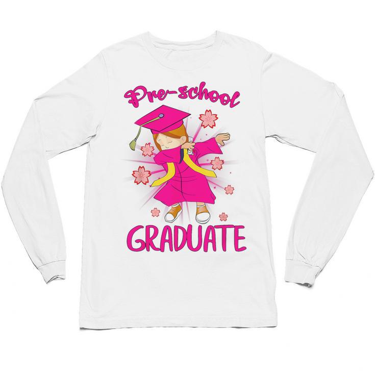 Kids Preschool Graduate 2018 Graduation Pre-K Unisex Long Sleeve T-Shirt