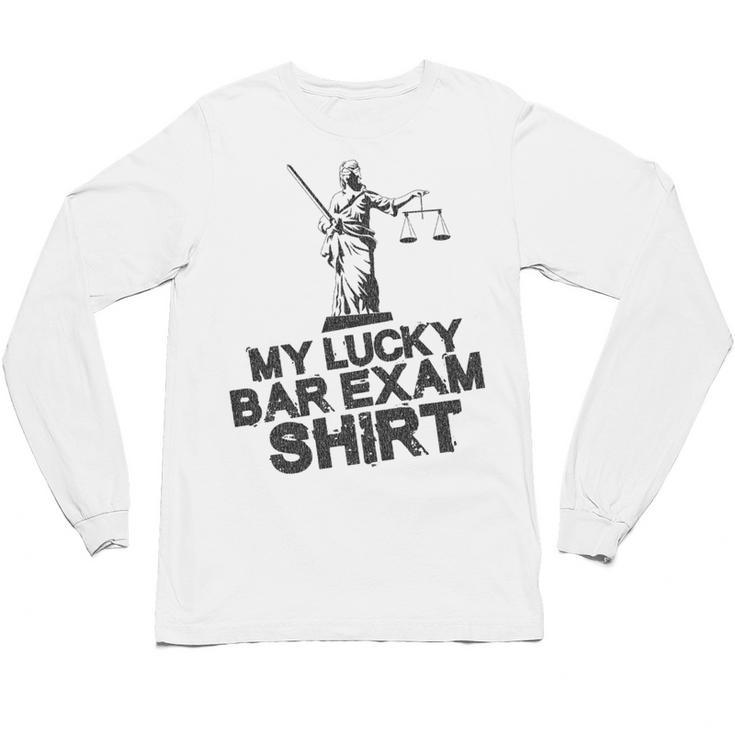 Law School Graduation My Lucky Bar Exam Shirt Lawyer Unisex Long Sleeve T-Shirt