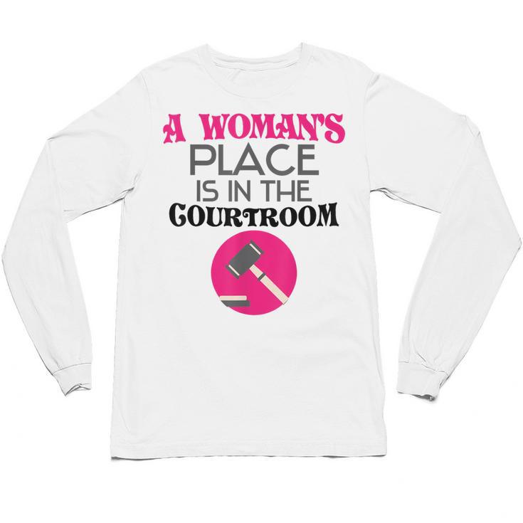 Lawyer Attorney Law School Graduation Female Women Unisex Long Sleeve T-Shirt