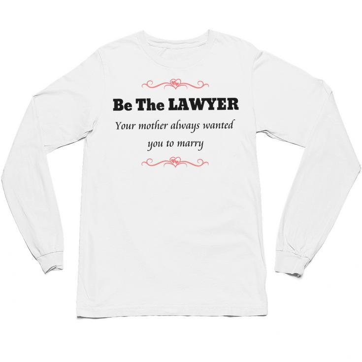 Lawyer Law School Graduation T Shirt Female Graduate Unisex Long Sleeve T-Shirt