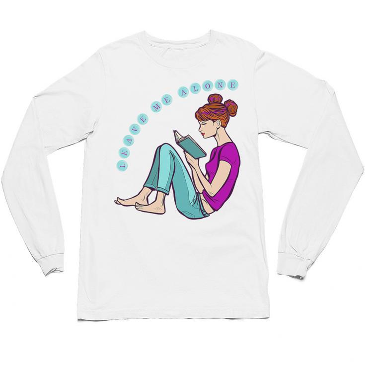 Leave Me Alone I'm Reading a Book For Bookworms Premium Tri-Blend Unisex Long Sleeve T-Shirt