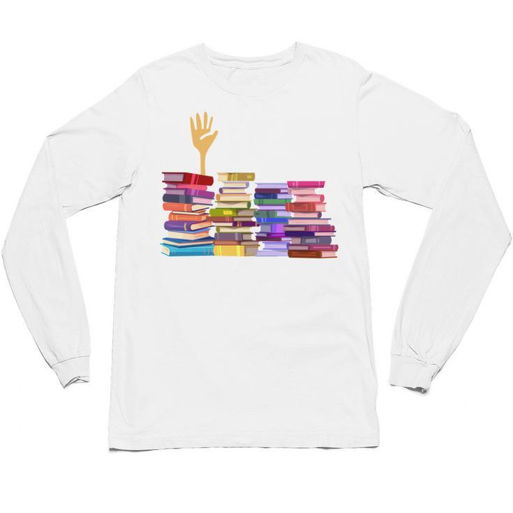 Librarian I'm Okay Book Reader Library Book Unisex Long Sleeve T-Shirt