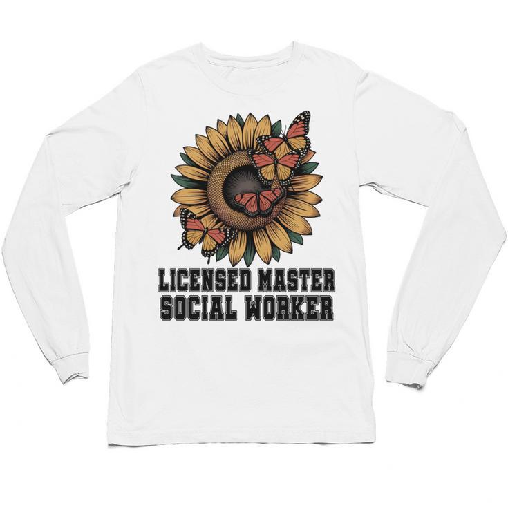 Licensed Masters Social Work Worker LMSW Graduation 2026 Unisex Long Sleeve T-Shirt