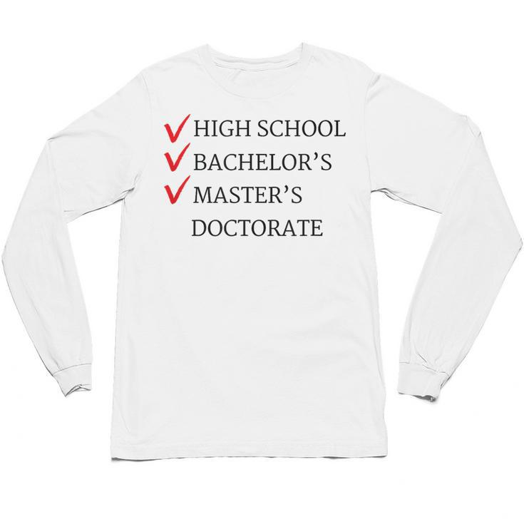 Master's Degree Graduation Graduate Unisex Long Sleeve T-Shirt