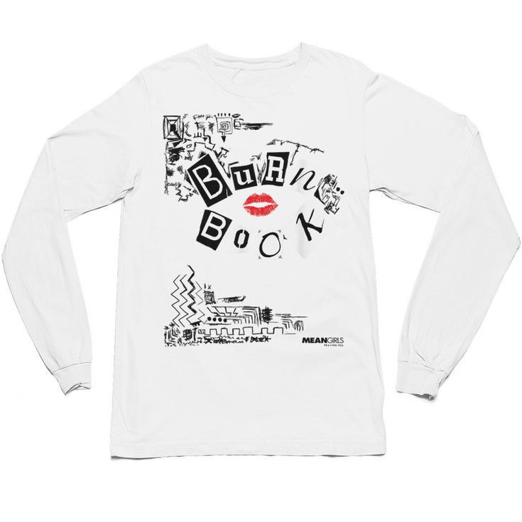 Mean Girls Burn Book Cover Art Unisex Long Sleeve T-Shirt