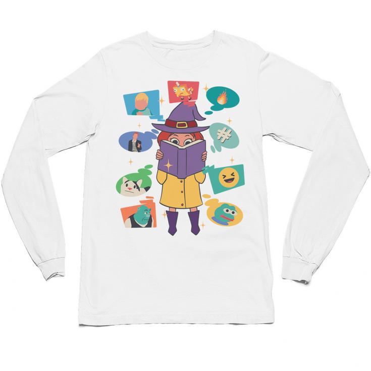 Meme Magic Introvert Anti People Social Media Meme Lovers Unisex Long Sleeve T-Shirt
