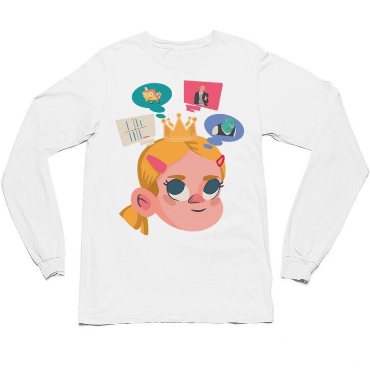 Meme Queen In Silence Introvert Anti People Antisocial Quiet Unisex Long Sleeve T-Shirt